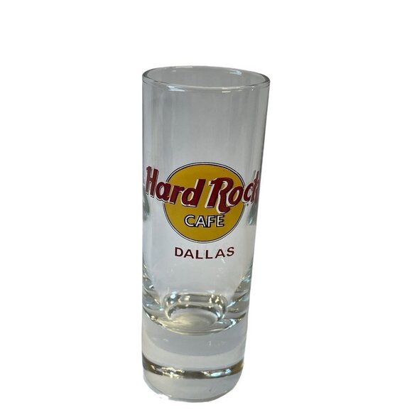 Shot Glass Hard Rock Cafe Dallas Tall Glass - Picture 1 of 3